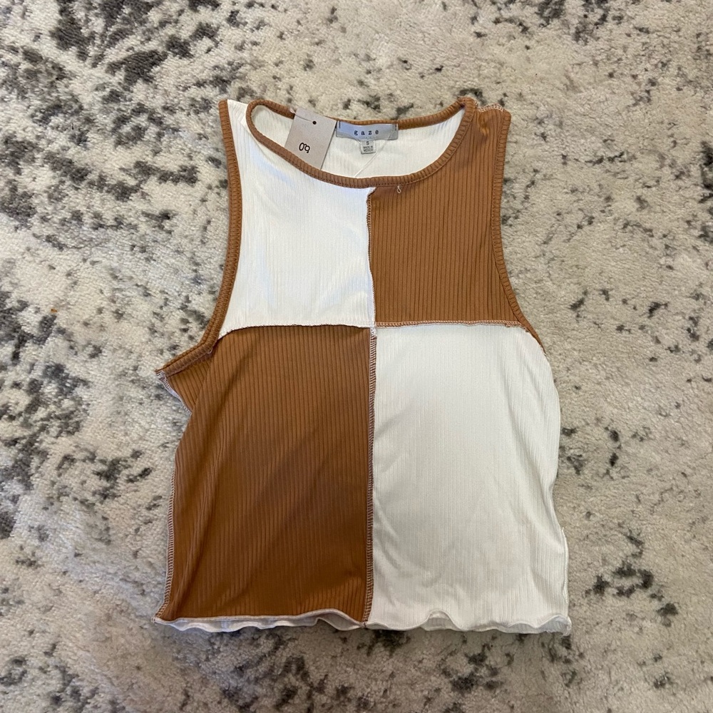 fitted cropped tank